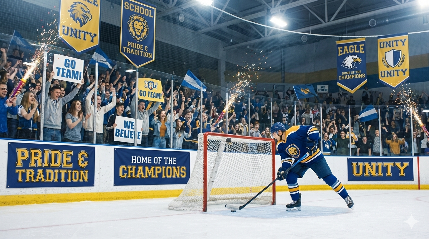 School Sports Team Banners