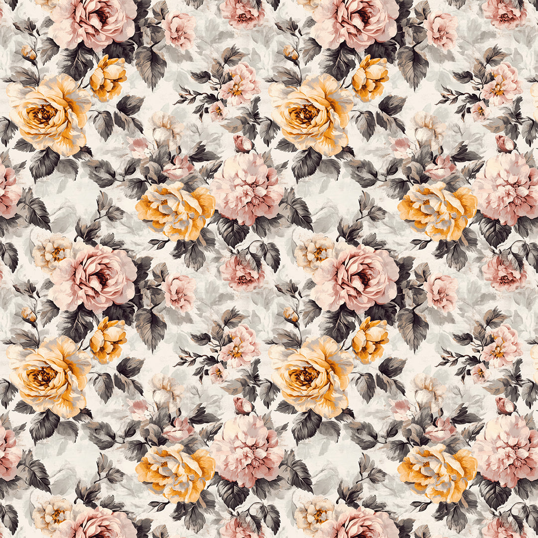 Botanical Peony Ensemble Wallpaper