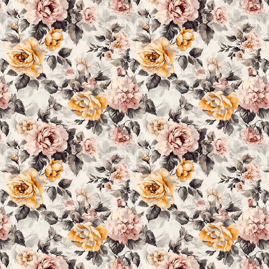 Botanical Peony Ensemble Wallpaper