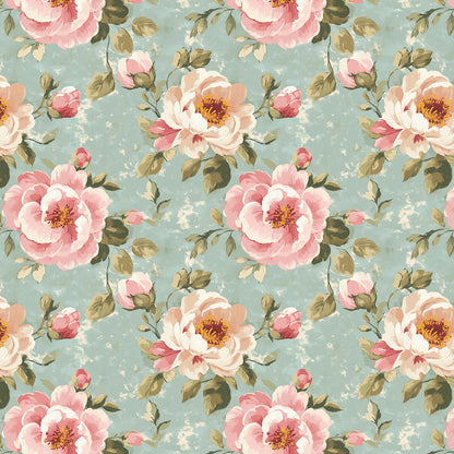 Botanical Sketch Romance Wallpaper