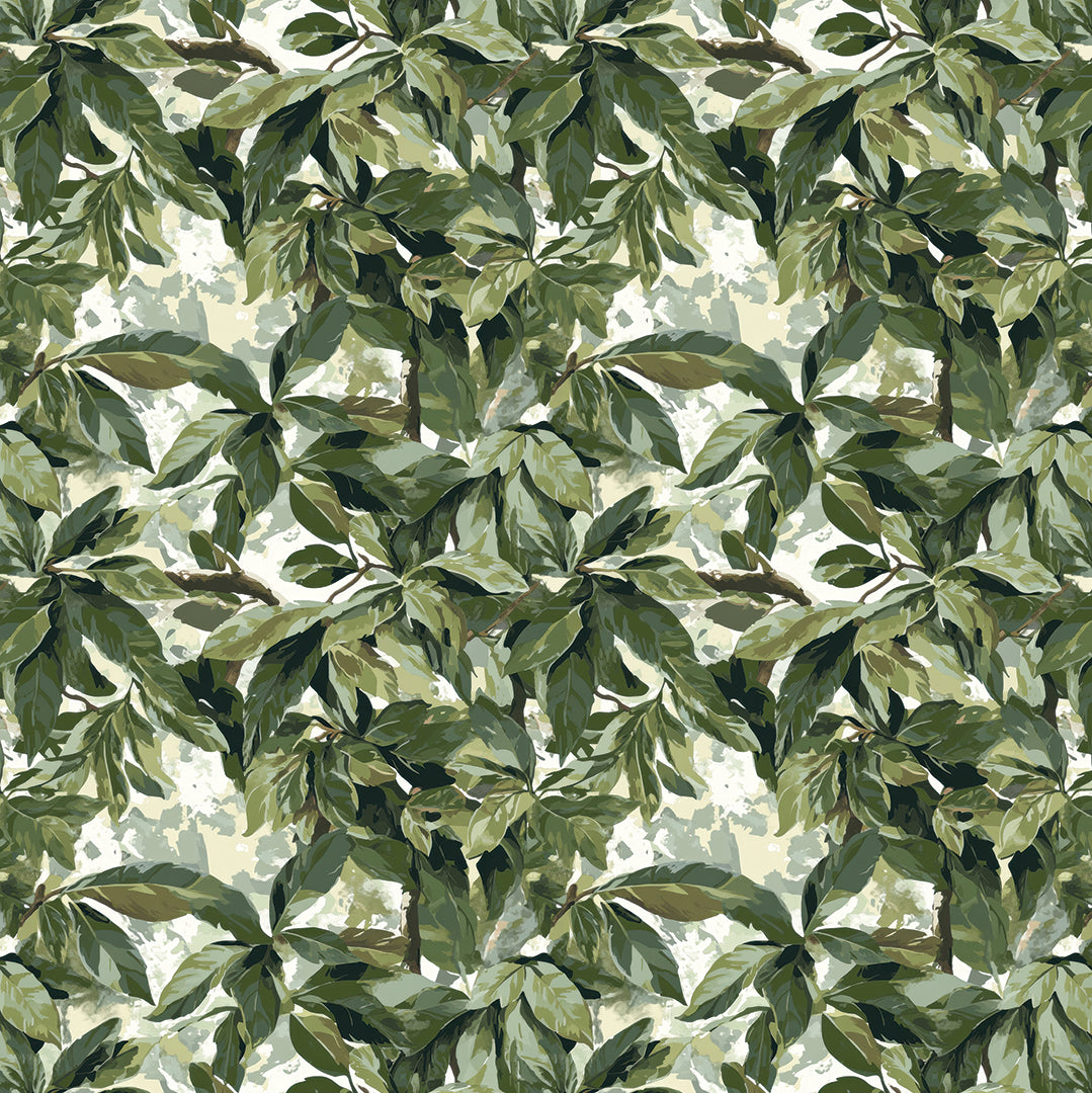 Autumn Sunset Floral Wallpaper