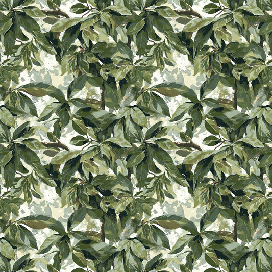 Autumn Sunset Floral Wallpaper