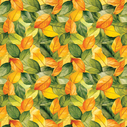 Autumn Abundance Leaf Wallpaper