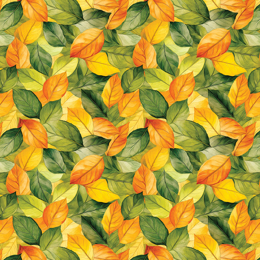 Autumn Abundance Leaf Wallpaper