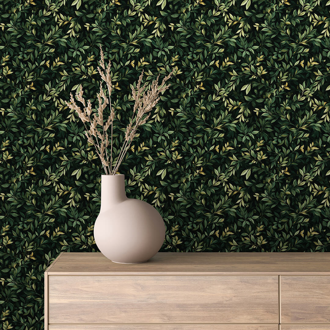 Luxe Woodland Floral Wallpaper
