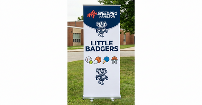 School Sports Team Banner Stand 800