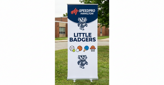 School Sports Team Banner Stand 800