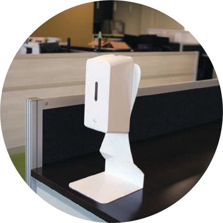 Desktop Sanitizer Stand On Desk 